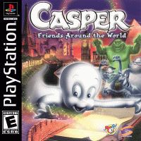 Casper Friends Around the World PAL Playstation  box art